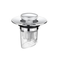 1Pcs Anti-Leak Water Stopper Anti-Odor Replacement Core Press Spring‑Loaded Basin Drain Stopper For Bathroom Sink Washbasin S white