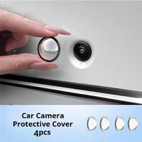 For Mercedes Benz AMG 360 Degree HD Camera Lens Cover Waterproof Dustproof Reverse Guard Protector Interior Mirrors 6 4PCS gray