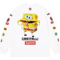 Supreme x SpongeBob x Castelli Racing long-sleeves T-shirt SUP-SS25-250 XXL yellow