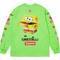 Supreme x SpongeBob x Castelli Racing long-sleeves T-shirt SUP-SS25-250 M white