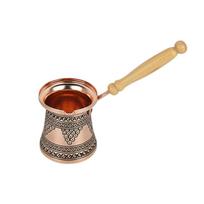 Turkish Coffee Pot Stovetop Cezve Ergonomic for Home Cafe beige
