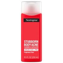 Cleansing Gel, Neutrogena, Stubborn Body Acne, Gently Exfoliates & Effectively Treats Acne, 250Ml 250ml