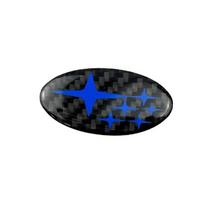 2025 Naujas automobilio vairo centrinis emblemos lipdukas Subaru Subaru Outback Legacy Impreza Forester XV Tribeca STI WRX BRZ black
