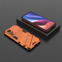 Skirta Xiaomi Mi 12 Pro 12X 5G dėklas Magnetinis stovas Laikiklis Šarvuotas galinis dangtelis Skirta Xiaomi 12Lite Mi12 Lite Mi12X Laikiklis Telefonų dėklai For Mi 12 Lite oranžinė