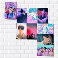 K-Pop Demon Hunters Photocard Hunttrix Lion Boys Duffy Photocard Album Photo Kadehun Goods, Option B. Lion Boys, 1 pc blue