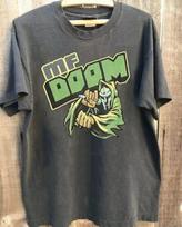 MF Doom Black Short Sleeve Cotton T-shirt Unisex S-5XL Reprint Graphic Short Sleeve Shirt Unisex Men Women Summer S gray
