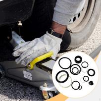 Horizontalus 3 tonų domkratas Alyvos sandariklių rinkinys Automobilių remonto įrankis Profesionalus daugiafunkcis priedas Lengvas gray