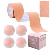 Krūtinės kėlimo juosta didelėms ir mažoms krūtinėms: Pakelia, Formuoja & Mažina 3.8CM beige