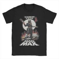 Vintažiniai Mad Max Rockatansky George Miller Vintažiniai Marškinėliai Vyriški 100% Medvilnė Trumpomis Rankovėmis Apvalia Kaklo Dalimi Vasaros Viršus T-shirt XL juoda