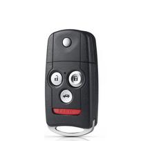 GERIAUSIAS RAKTAS Honda Acura Civic Accord Jazz CRV HRV 2009--2014 Nuotolinio valdymo sulankstomas automobilio raktų pakabuko korpusas 3/4 mygtukų Accord 2008-2012 3plus1 button gray