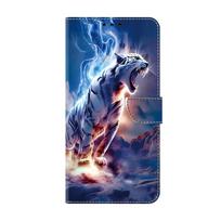 3D Dažyti Raštai Piniginė Atverčiama Oda Skirta Samsung Galaxy S25 S24 S23 S22 S21 S20 S10 S10e S9 S8 Plus Ultra FE EDGE 4G/5G Dėklas Galaxy S24