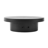Electric Rotating Display Stand, 360° Rotation Adjustable, USB Rechargeable, Suitable For Video Props, Jewelry, Footwear, Etc. white