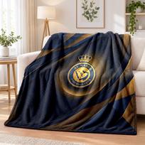 Cristiano Ronaldo Spausdinta flanelinė antklodė Šiltas komfortas Lovos užtiesalas Namų interjero dekoravimui 130cmx150cm