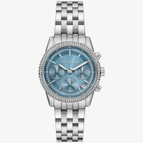 Michael Kors Women's Lexington Quartz Watch Orange Dial Stainless Steel 26mm MK7538 oranžinė