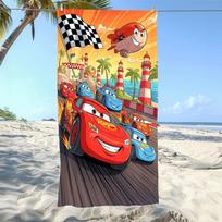 McQueen Cars Cars Quick-Drying Bath Towel Microfiber Beach Towel 13-50×100cm