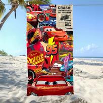 McQueen Cars Cars Quick-Drying Bath Towel Microfiber Beach Towel 9-50×100cm