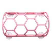 Suction Cup Terrarium Mount Honeycomb Snake Climbing Hide Platform Reptile Enclosure Accessory Decor rožinė