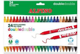 Flomasteriai ALPINO Double 20sp+4sp, FLMAPV1AAR002058N