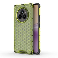 Skaidrus telefono dėklas Realme 14 Pro Medaus korys Šarvuotas galinis dėklas Realme 14 Pro Plus 14 Pro+ Dangtelis Realme 14 Pro Dėklas Realme 14 Pro Plus žalia
