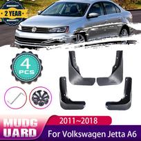 Skirtas Volkswagen VW Jetta A6 5C6 Mk6 6 2011-2018 Auto Priekiniai Galiniai Ratai Purvasaugiai Purvasaugiai Purvasargiai Sparnas automobiliui Fit Before facelift gray