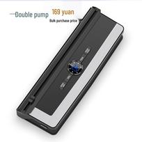Automatic Touch-Button Vacuum Sealer for Dry/Wet Use with Dual-Function Packaging UK standard, English manual + 5 vacuum bags juoda