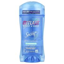 Secret, Outlast, 48 Hour Clear Gel Deodorant, Unscented, 2.6 oz (73 g) blue