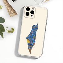 Keffiyeh P-PalestineS-Flowers Phone Case For iPhone 17,16,15,14,13,12,11 Pro,Max,Plus,X,XS,XR,SE4,E Mini Transparent Soft Cover iPhone17promax