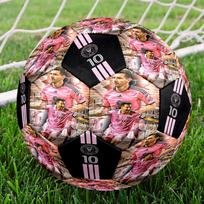 Messi Fans Soccer Ball Size 5 Football Machine Sewn Indoor/Outdoor Universal Football Perfect Commemorative Gift for Soccer Lovers