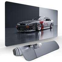 Artistic Coating Cool Sports Car Mouse Pad Large Computer Office Game Table Mats Rubber Anti-slip XXL mouse mat Long Desk Pads 30cmx60cm(11.8x23.6inch) gray