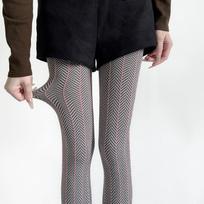 Women Tights Color Matching Striped Thigh High Stockings Pantyhose Lingerie Sexy Slim Stockings Tight Pantyhose Knitted Leggings One Size gray
