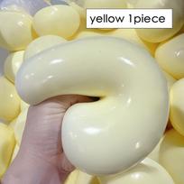 Stress Relief Large Squishy Ball Soft Anti-Anxiety Adhd Sensory Fidget Toy Durable Washable Squeeze Toys Stress Ball For Adults geltona