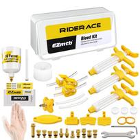 RIDERACE Bicycle Hydraulic Disc Brake Oil Bleed Kit Tools Ezmtb For SHIMANO SRAM Avid MAGURA Road Cycling MTB Bike Repair Tool CTM yellow