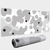 Xxl Pink White Bubble Mouse Pad Geometric Rubber NonSlip Stitched Edge Durable Washable Pc Keyboard Pad Suitable For Gamers 800x400x2mm