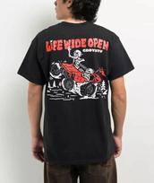 CboysTV Ice Rail Dirt Bike Graphic Tee Motocross Stunt Shirt 120 brown