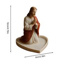 Švenčiausios Mergelės Marijos Rožančiaus Laikiklis Statulėlė Derva Palaimintosios Motinos Statulėlė Šventosios Motinos Figūrėlė Katalikiškos Dovanos Moterims Religinė Namų Dekoro Prekė brown