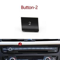 Car Front Dashboard Radio CD Player Digit Button Switch Buttons Cover Trim For BMW M3 M4 F20 F21 F22 F30 F32 F35 F34 F36