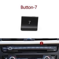 Car Front Dashboard Radio CD Player Digit Button Switch Buttons Cover Trim For BMW M3 M4 F20 F21 F22 F30 F32 F35 F34 F36