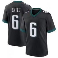 Philadelphia Eagles NFL Custom Embroidered Football Jersey Men Fan Wear Team Apparel Black 6 black
