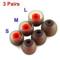 Replacement Memory Foam Ear Tips for Wireless Bluetooth Earbuds - Soft Noise Isolating Sponge Eartips with Slow Rebound for In-E red