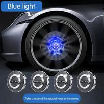 Rato dangtelis su apšvietimu Automobilio ratų dangteliai Apšviečiamas centrinis dangtelis Dangtelis su plaukiojančiu apšvietimu LED auto For Volvo XC40 XC60 XC90 S60 V40 V50 V70 gray