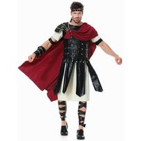 New adult men's ancient Roman warrior Spartan warrior cape cosplay cosplay suit M black