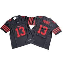 San Francisco 49ers 13 Purdy Mens Football Jersey Multiple Styles Sizes Men's Game Black In Stock