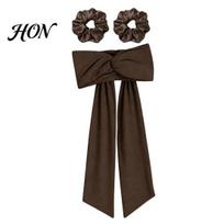 Bohemian Style Hair Accessories 2-in-1 Heatless Curling Headband for Women, Flexible Rods Curls, Overnight Rod Curlers with 2 Ties, No Heat ruda