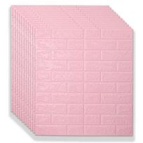 10vnt 70*77cm 3d putplasčio sienų lipdukų plokštės plytų vandeniui atsparios lipnios tapetos svetainės miegamojo namų namo vonios kambario dekoras 10 pieces/Pack white