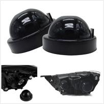 1 Pair Car Suv Hid Led Headlight Dust Cover 85Mm Rubber Housing Seal Cap black