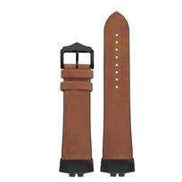 For Casio Small Square Gbd-200sm Gbd-200 Series Leather And Silicone Bottom Watch Strap Men Sports outdoors Watchband Accessorie 0mm tamsiai ruda spalva