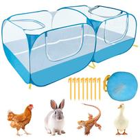 Portable Foldable Pet Tent Playpen Kennel Transparent Breathable Shelter for Cat Dog Puppy Kitten Indoor Outdoor