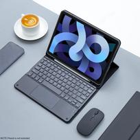 Maginė belaidė klaviatūra ir pelė iPad 9 kartos dėklui A16 iPad 10.2 7-osios 8-osios kartos dėklui iPad Pro 11 M4 Air M3 10-osios Air 5/4 Funda iPad A16 11th Gen black