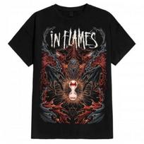 In Flames Unisex Adult Ghost In My Head T-Shirt L juoda