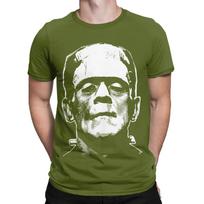 Frankenstein Graphic 100 Cotton TShirt Frankenstein Tops Tees For Unisex M brown